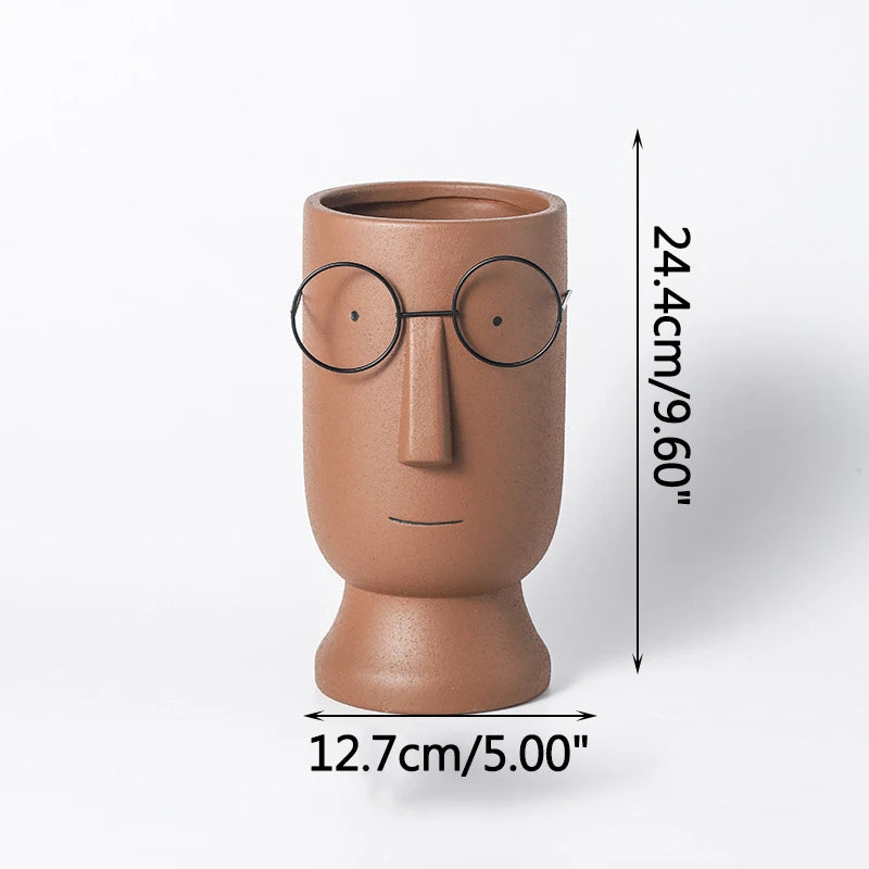 pot à fleurs en céramique mignon design nordique intérieur - vue 16 sur 22