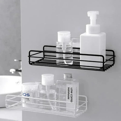 étagère murale de rangement pour cosmétiques et shampoing