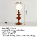 Modern desk lamp, retro creative living room, study room, villa, hotel bedroom, interior decoration, glossy LED bedside lamp
