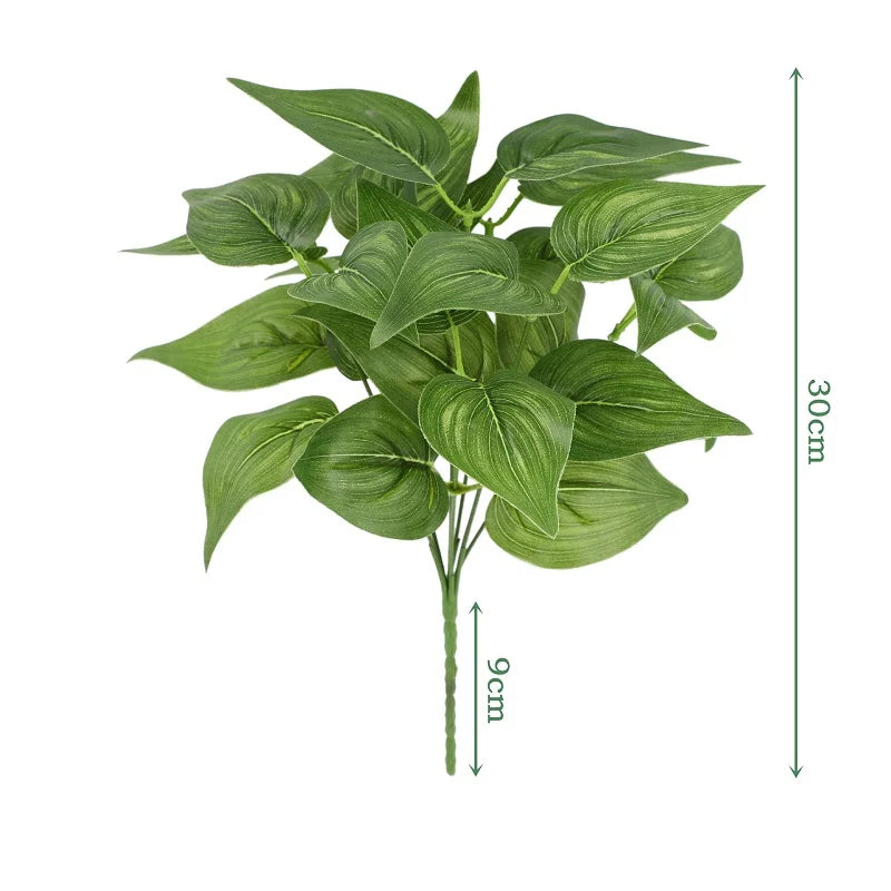 feuilles de bambou dieffenbago en soie pour décoration élégante - vue 20 sur 32