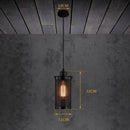 suspension vintage en fer pour café bar et balcon