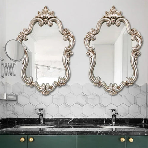 autocollants muraux décoratifs pour miroirs irréguliers à coller