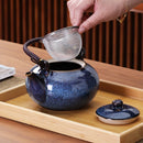service thé japonais théière porcelaine filtre 800ml