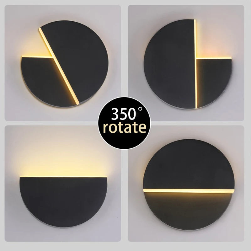 Applique murale rotative pour chambre à coucher - vue 5 sur 9