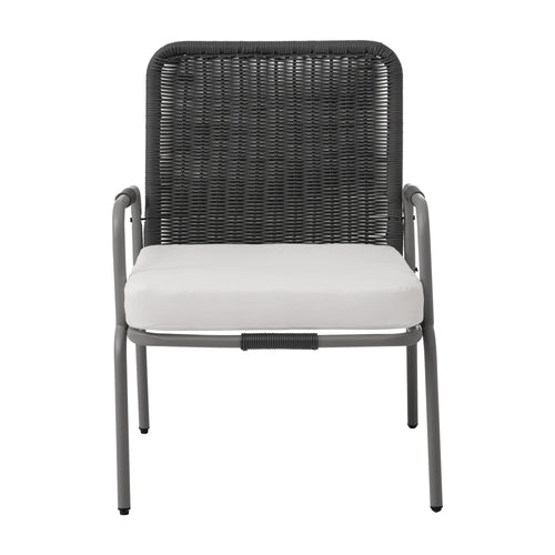 Poly Rattan Seating Group, Garden Furniture Seating Set garden Sets, garden Lounge for 4, with armchair, coffee table &amp; Cushions - vue 4 sur 6