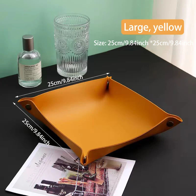 boîte de rangement en cuir pour clés et cosmétiques - vue 11 sur 17
