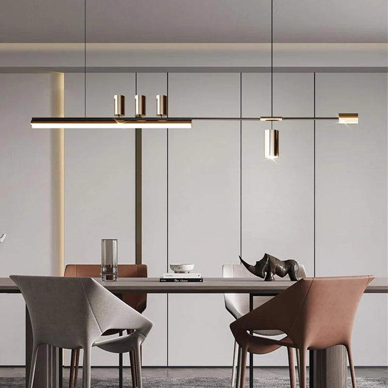 lustre moderne suspendu lumineux pour décoration intérieure - vue 3 sur 10