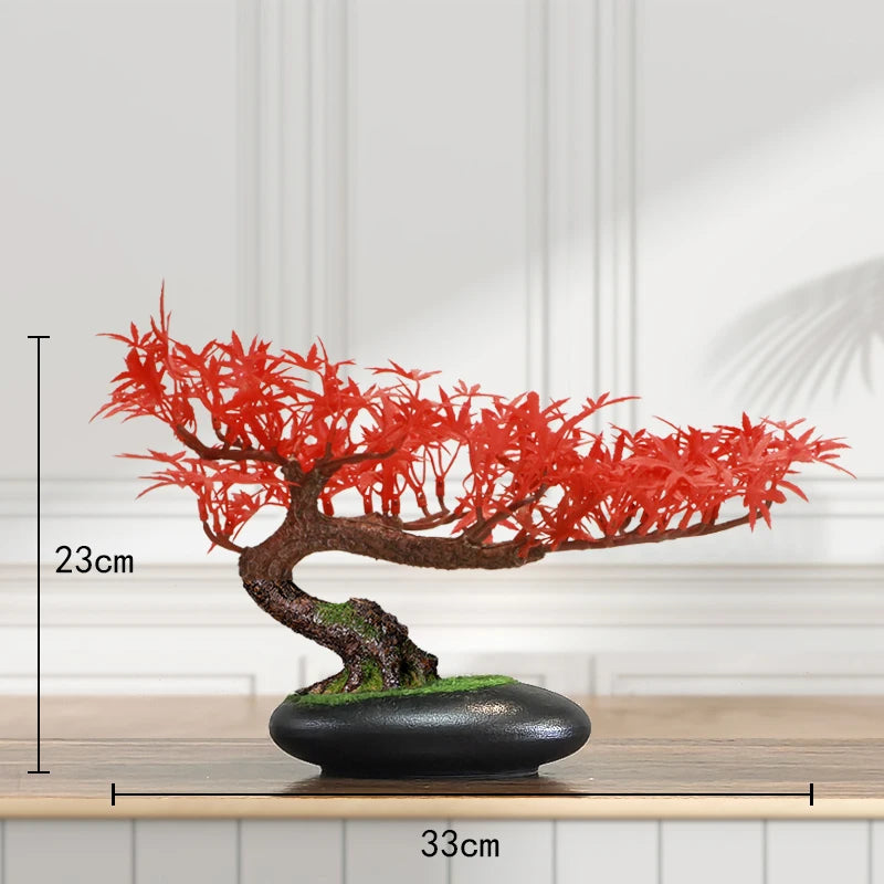 décoration intérieure faux arbre bonsaï style chinois pour un paysage apaisant - vue 18 sur 33