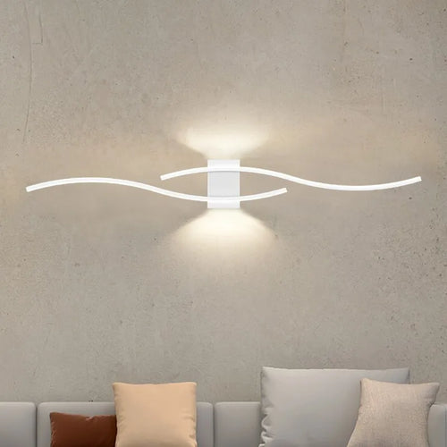 applique murale LED lampe longue bande appliques TV fond éclairage décoratif pour chambre salon maison intérieur luminaire - vue 5 sur 10