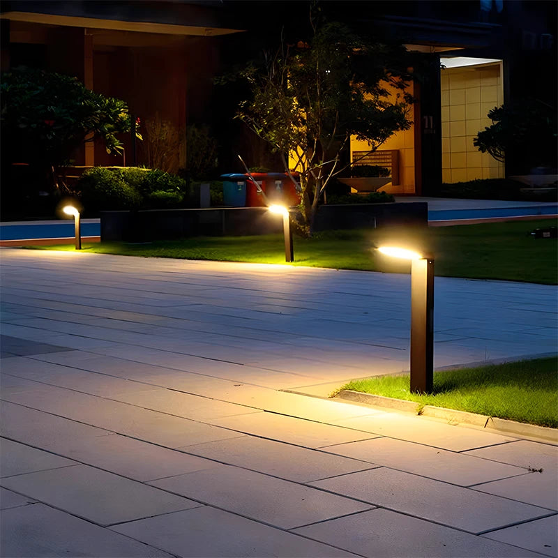 lampe extérieure à led étanche pour jardin et allée - vue 2 sur 6