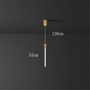 Minimalist Nordic tube pendant light for elegant interiors