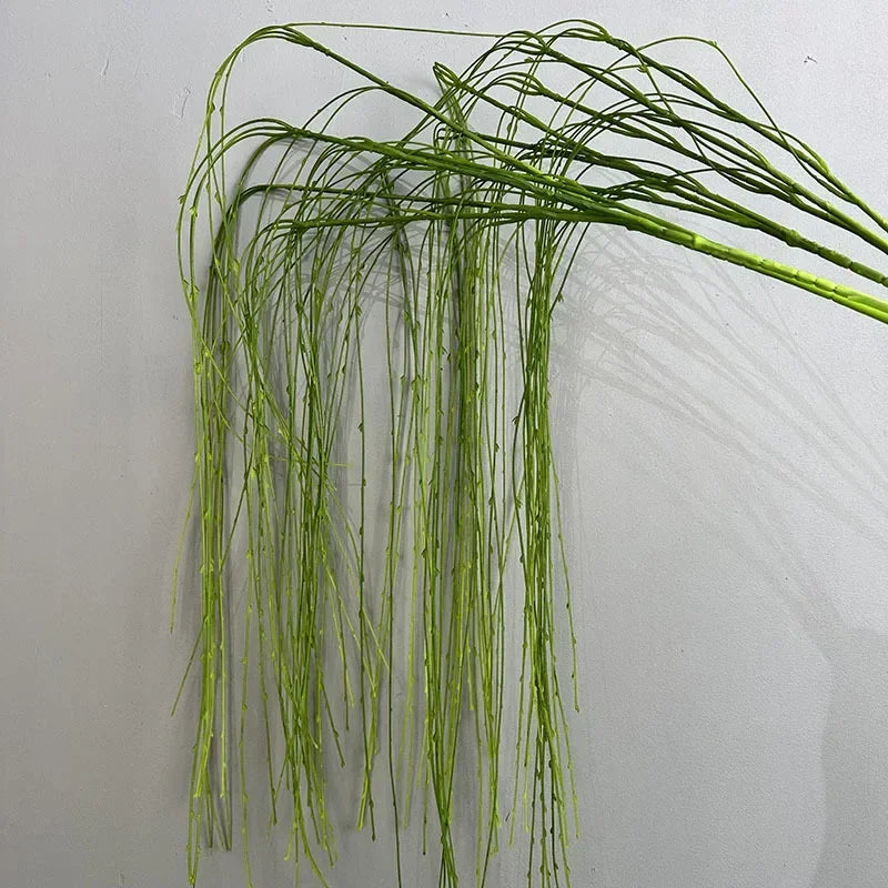 plantes artificielles saule pleureur en plastique pour décoration intérieure - vue 6 sur 7
