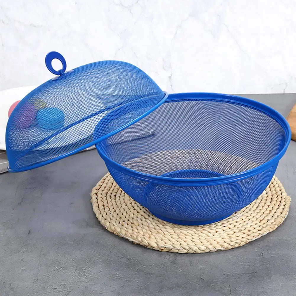 panier à fruits en maille avec couvercle anti-mouches en acier inoxydable - vue 7 sur 12