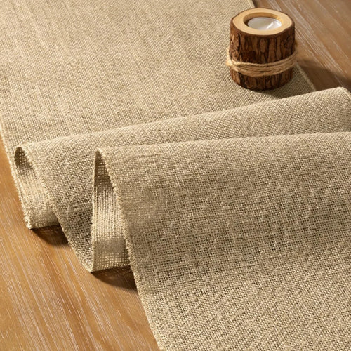 Chemin de table jute style rustique maison fete - vue 5 sur 6
