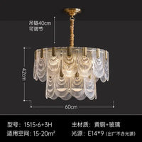lustre en verre cristal design rétro pour décoration intérieure élégante
