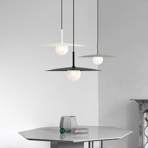 Modern minimalist chandelier for creative interior decor - vue 3 sur 9