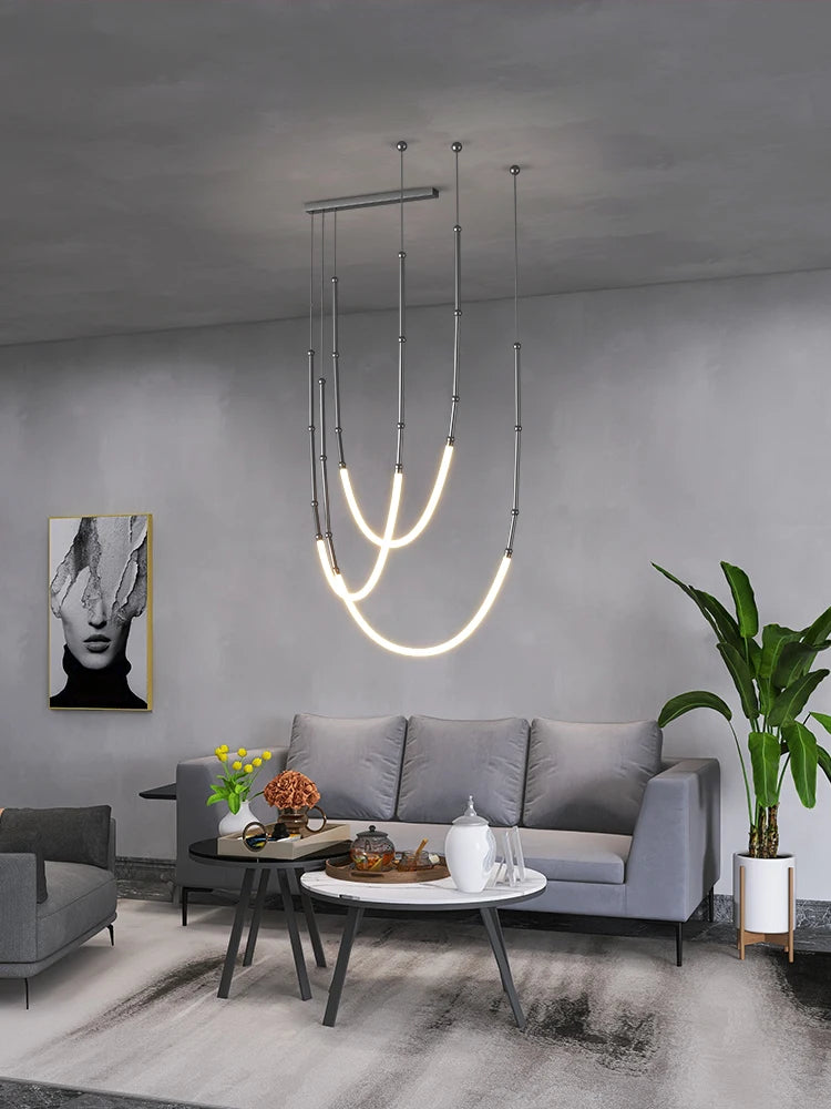 lustre nordique moderne créatif simple personnalité 2022 - vue 5 sur 11