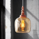 Modern minimalist glass chandelier nordic lighting