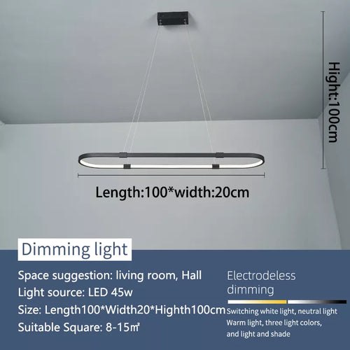 Suspension LED modernes pour salle à manger - vue 6 sur 7