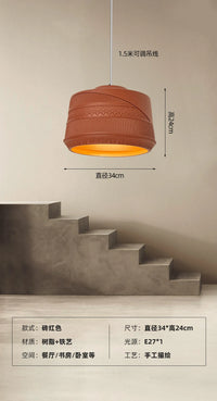 suspension design romantique rétro wabi-sabi pour restaurant et café
