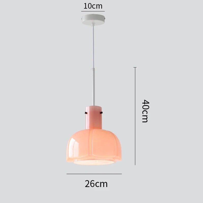 Lampe suspension restaurant rétro nordique - vue 9 sur 11