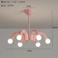 lustre moderne en métal pour décoration intérieure élégante
