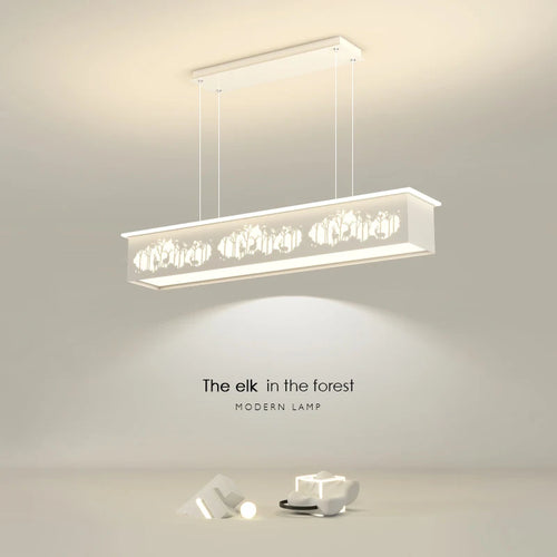 lustre led minimaliste rondin moderne romantique pour restaurant