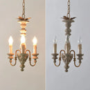 lustre en bois massif style américain rural nordique rétro