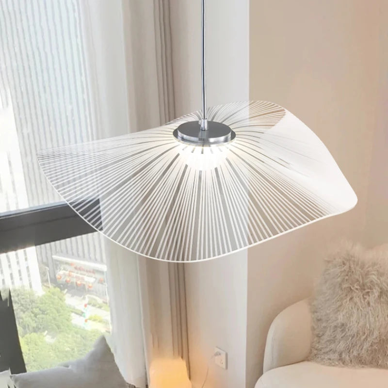 Modern nordic minimalist acrylic chandelier with creative design - vue 3 sur 14