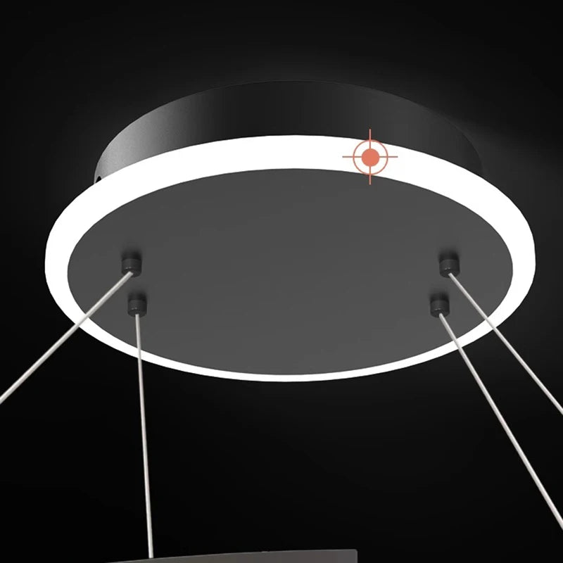 Lustre Décoration d'intérieur moderne salle à manger lumières éclairage intérieur - vue 7 sur 7