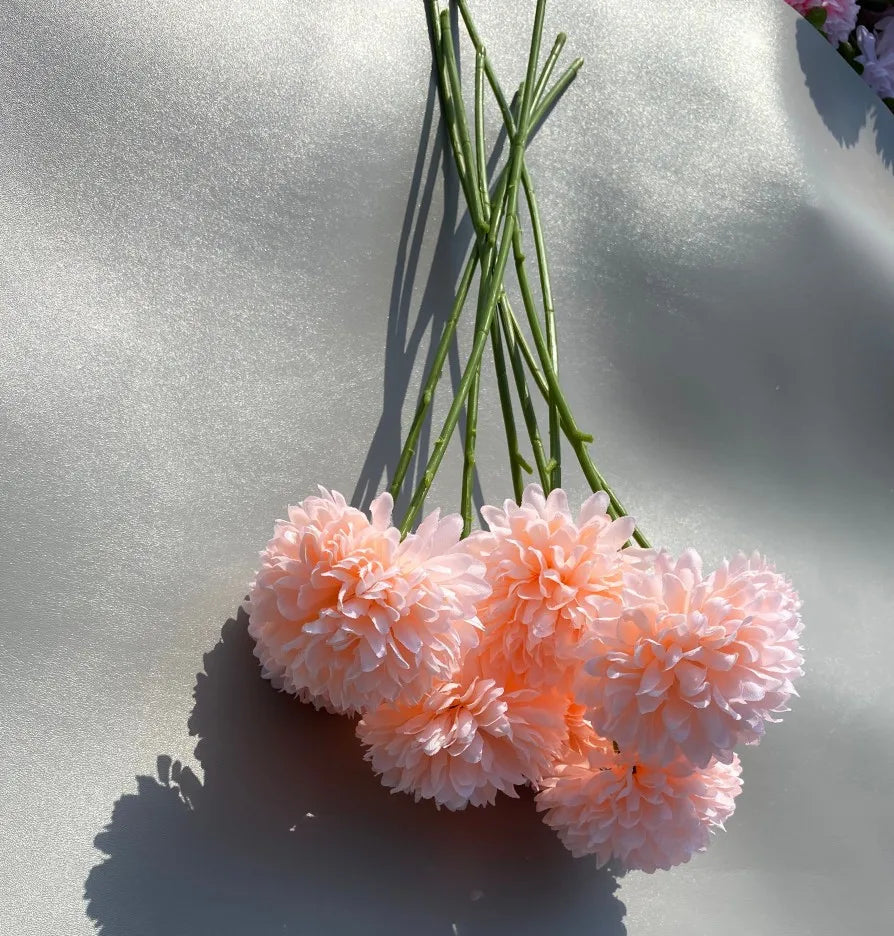 boule de chrysanthème artificielle pour décoration de mariage et fête - vue 5 sur 12