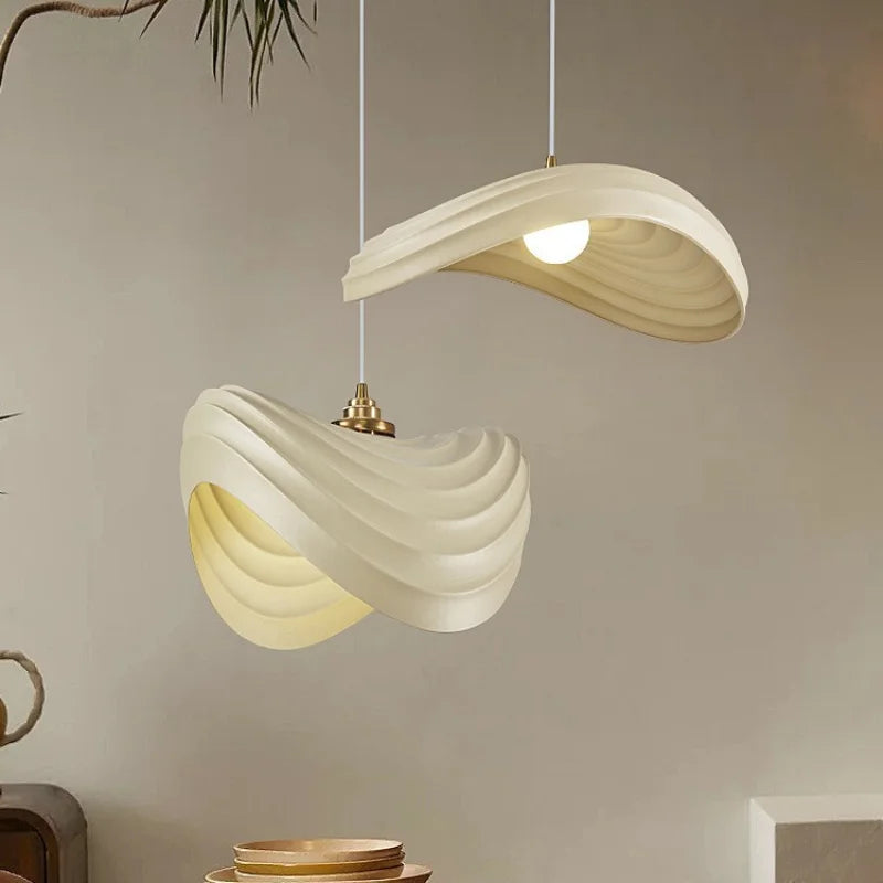 lustre suspendu nordique en résine pour décoration intérieure - vue 3 sur 9