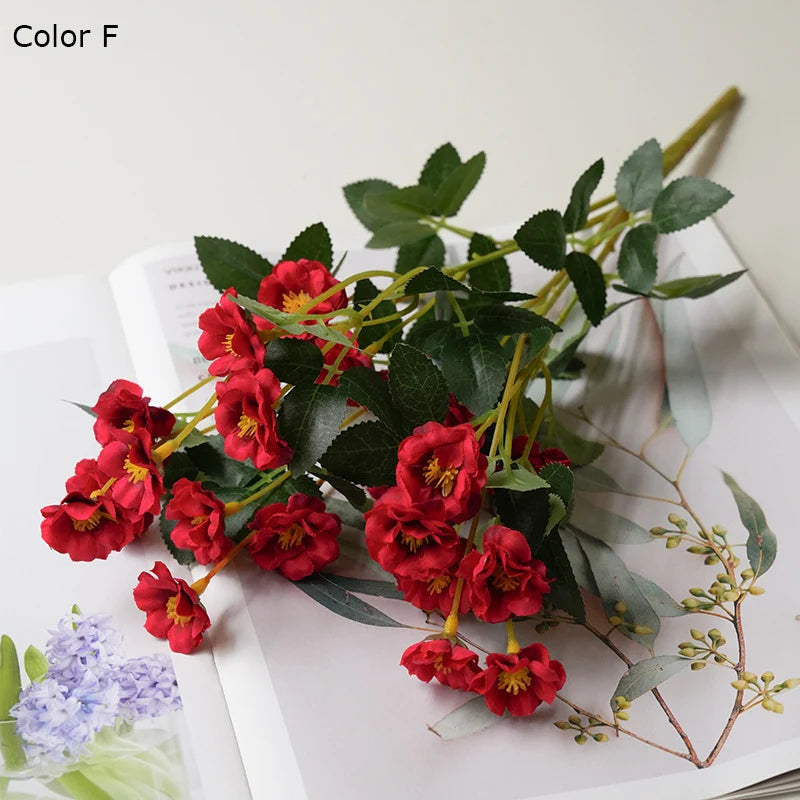 fleurs de roses artificielles en soie pour mariage et décoration - vue 7 sur 13