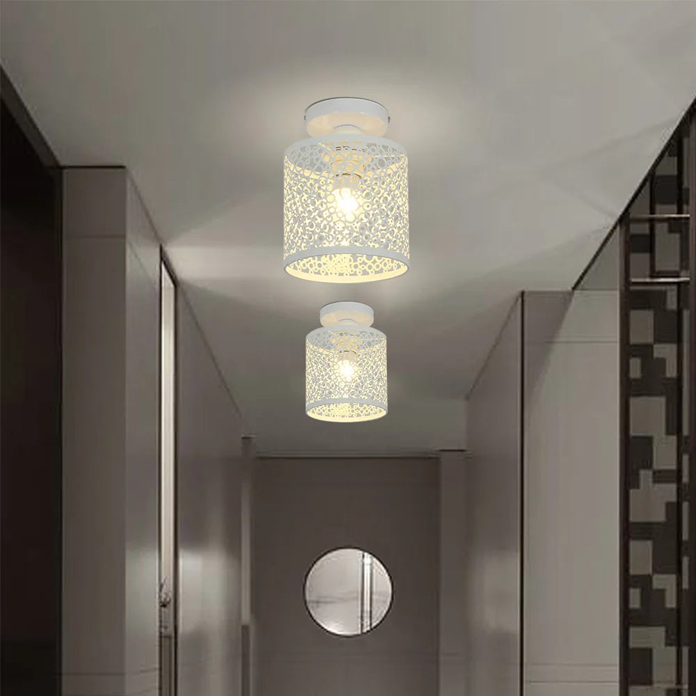 suspension en fer moderne style rétro pour décoration intérieure - vue 3 sur 7