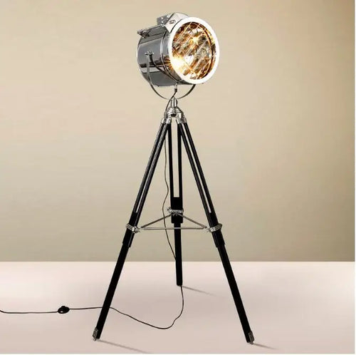 Lampadaire Led industriel américain rétro Vintage avec trépied - vue 2 sur 8
