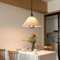 Minimalist retro hemp rope chandelier for medieval-style interiors