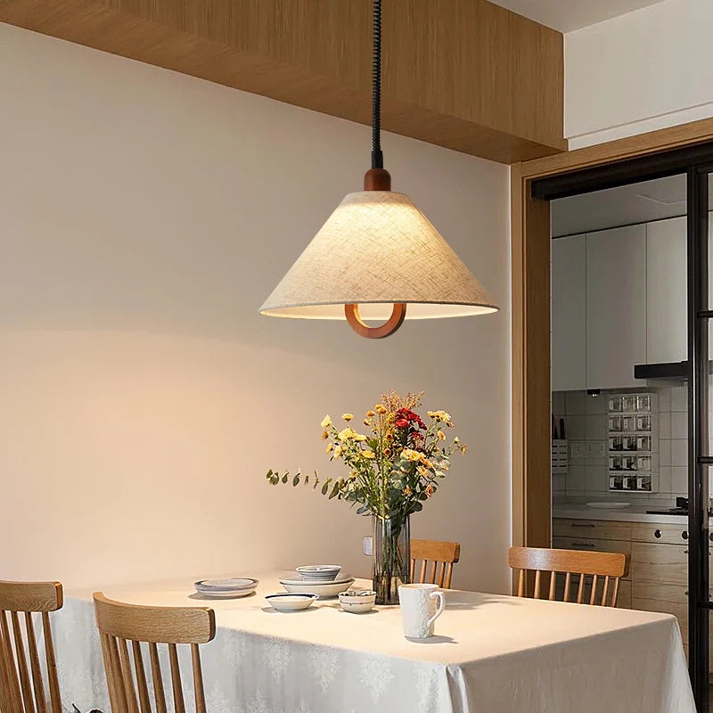 lustre en corde de chanvre rétro minimaliste pour intérieur médiéval