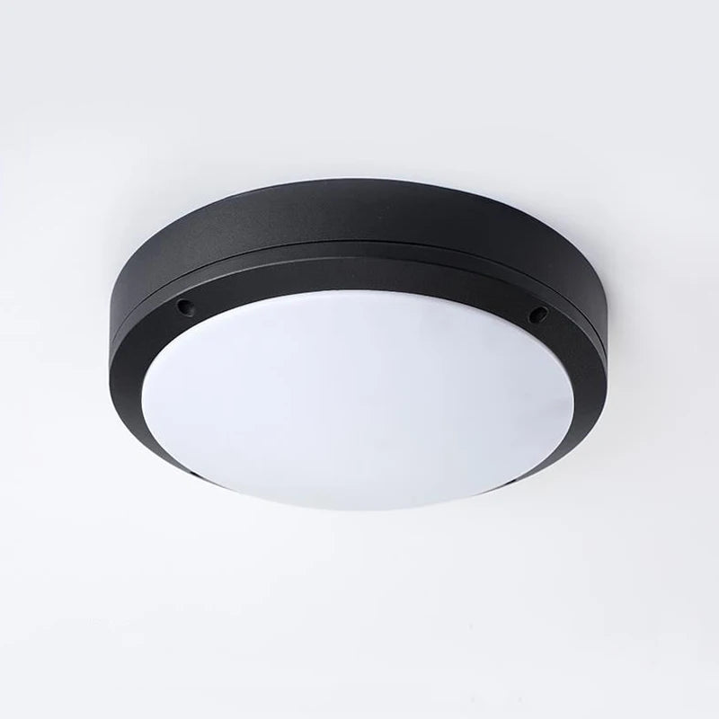 (WECUS) Outdoor Moisture/Anti-mosquito Ceiling Light, LED Villa Courtyard Corridor/Balcony/Aisle/Bathroom/Kitchen Ceiling Light - vue 6 sur 7