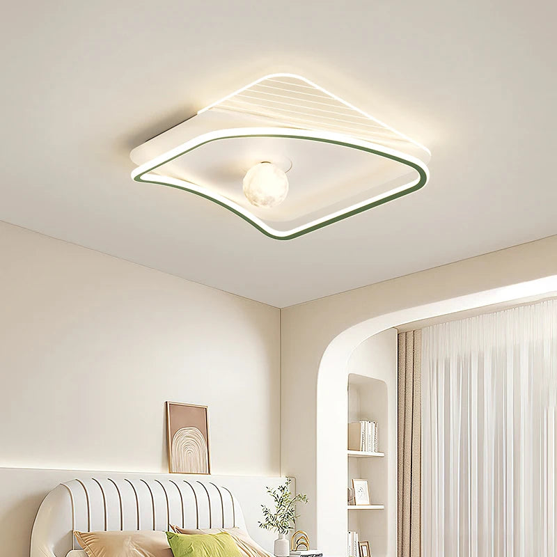 Modern minimalist LED ceiling light for decorative interior - vue 3 sur 14