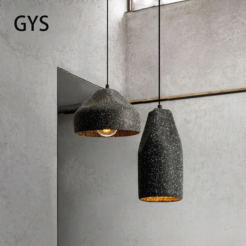 Suspension LED en ciment