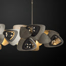 Postmodern LED lustre salle à manger salon longue suspension lumière Restaurant Bar café cristal luxe suspension luminaire