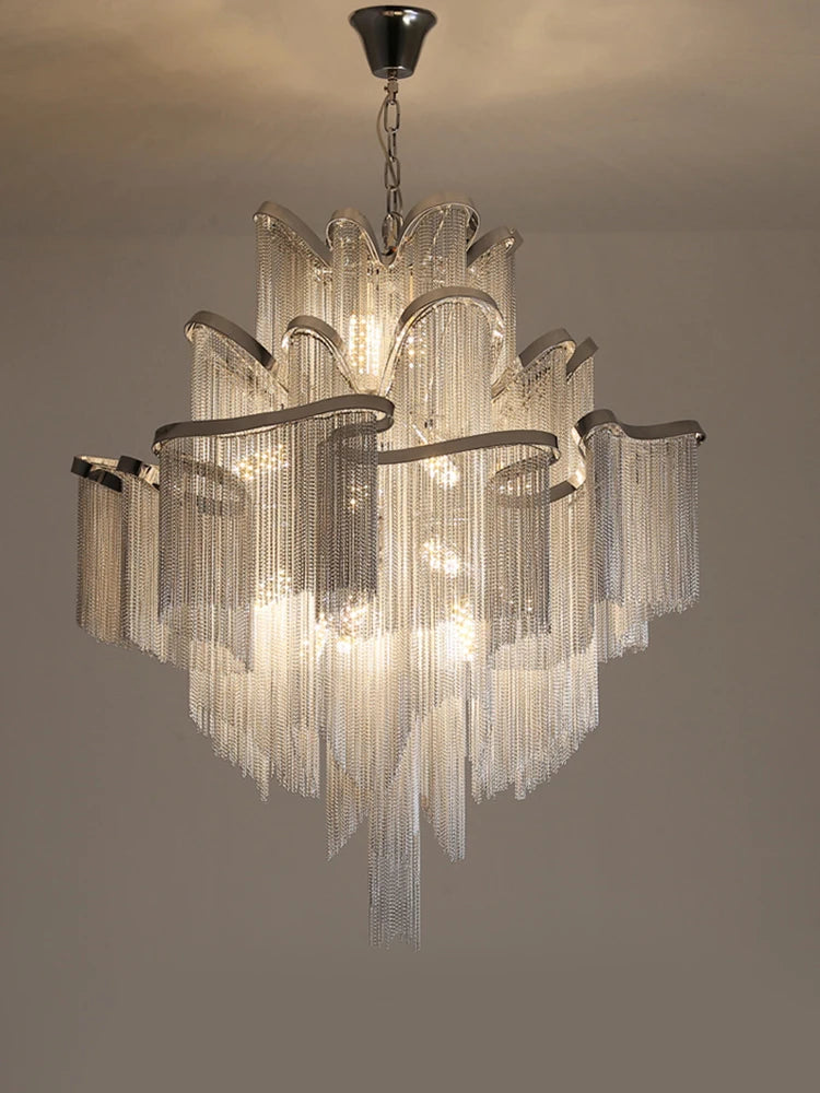 suspension design minimaliste avec pompon pour intérieur moderne - vue 5 sur 14