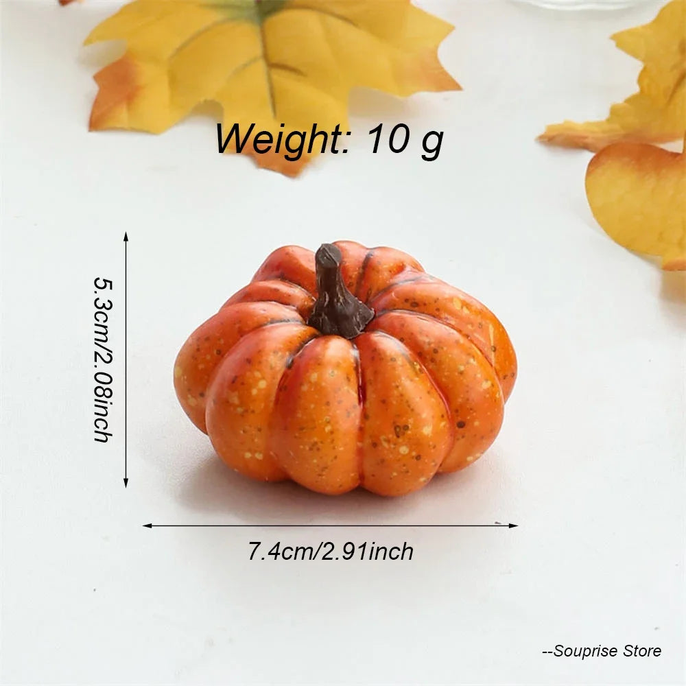 citrouilles décoratives en mousse pour Halloween et automne - vue 7 sur 22
