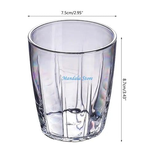 Gobelets acrylique incassables reutilisables 280 ml lave vaisselle