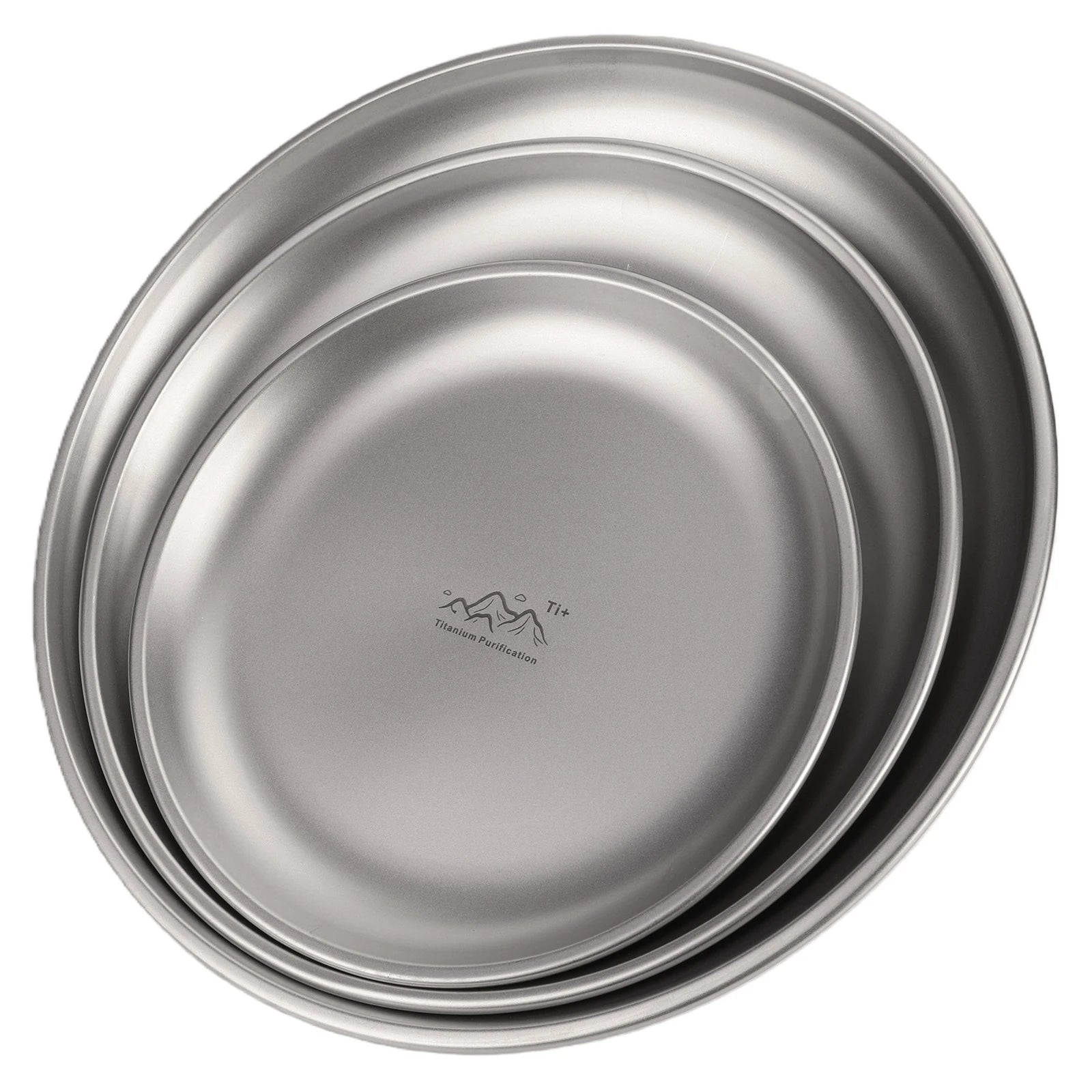Assiette titane légère camping randonnée 14 17 20cm - vue 2 sur 7