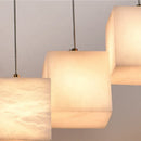lustre en marbre espagnol style chinois minimaliste pour espace luxe