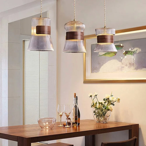suspension modernes en verre nordiques pour décoration restaurant