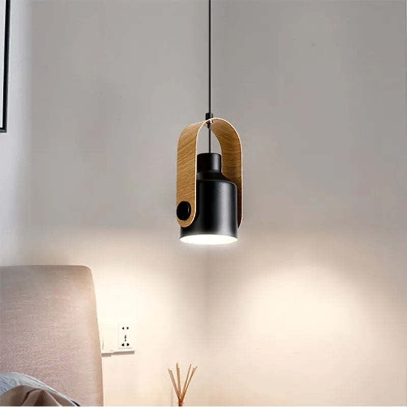 Nordique LED Suspension Lumière Macaron Fer Suspension Pour Chambre Salon Étude Chevet Salle À Manger Luminaire Lustre - vue 6 sur 12