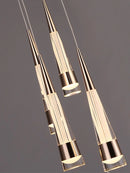 Modern minimalist chandelier for staircases in contemporary acrylic design
