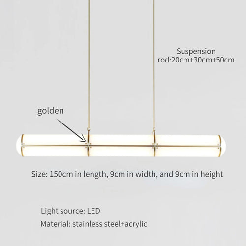 Nordic minimalist chandelier for restaurant and café - vue 10 sur 12